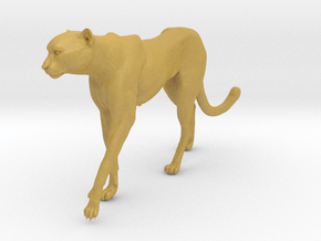 Cheetah 1:6 Walking Male 4 in Tan Fine Detail Plastic