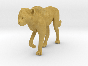 Cheetah 1:6 Walking Cub 2 in Tan Fine Detail Plastic