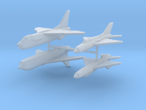 1/350 F-8 Crusader & MiG-21PF in Clear Ultra Fine Detail Plastic