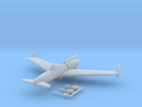 1/144 Curtiss P-55J Jet Ascender (wheels down) in Clear Ultra Fine Detail Plastic