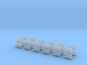 1/350 BLU-107 (Multiple Ejector Rack) (x24) in Clear Ultra Fine Detail Plastic