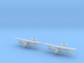 1/200 Polikarpov R-5 (x2) in Clear Ultra Fine Detail Plastic