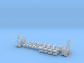 1/600 Aircraft Carrier Tractors in Clear Ultra Fine Detail Plastic