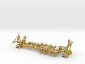 1/400 Aircraft Carrier Tractors in Tan Fine Detail Plastic