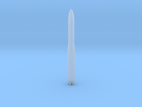 1/700 LGM-30G Minuteman ICBM in Clear Ultra Fine Detail Plastic