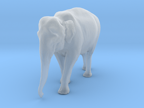Indian Elephant 1:76 Walking Female in Clear Ultra Fine Detail Plastic