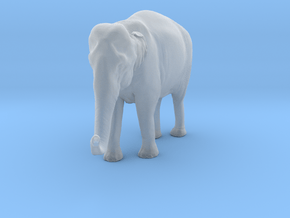 Indian Elephant 1:16 Standing Female 2 in Clear Ultra Fine Detail Plastic
