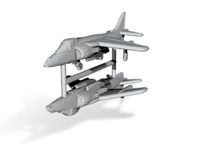 1/285 Harrier GR7/9 (x2) in Clear Ultra Fine Detail Plastic