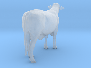 Brangus 1:64 Standing Cow in Clear Ultra Fine Detail Plastic