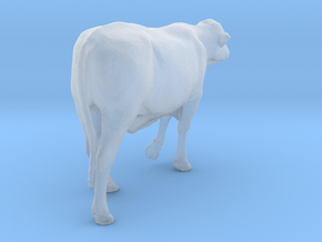 Brangus 1:64 Walking Cow in Clear Ultra Fine Detail Plastic