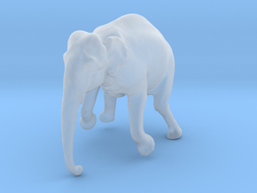 Indian Elephant 1:160 Female Hanging in Crane in Clear Ultra Fine Detail Plastic
