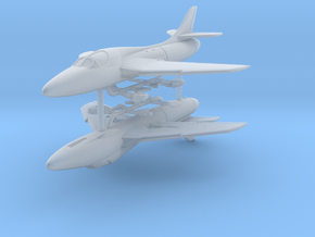 1/200 Hawker Hunter T.7 (x2) in Clear Ultra Fine Detail Plastic