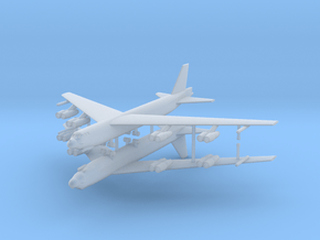 1/600 B-52G Stratofortress (x2) in Clear Ultra Fine Detail Plastic