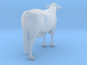 Brangus 1:76 Standing Cow in Clear Ultra Fine Detail Plastic