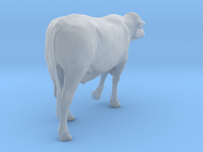 Brangus 1:12 Walking Cow in Clear Ultra Fine Detail Plastic