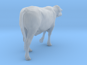 Brangus 1:20 Walking Cow in Clear Ultra Fine Detail Plastic