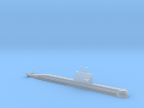 1/700 Collins Class Submarine (Waterline) in Clear Ultra Fine Detail Plastic