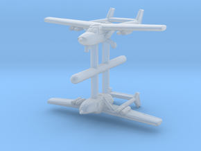 1/600 Cessna O-2 (x2) in Clear Ultra Fine Detail Plastic