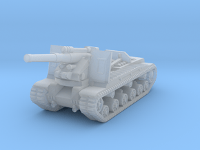 1/285 S-51 Self-Propelled Howitzer in Clear Ultra Fine Detail Plastic