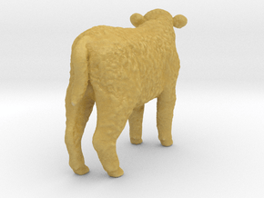 Highland Cattle 1:35 Standing Calf in Tan Fine Detail Plastic