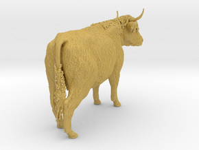 Highland Cattle 1:25 Standing Female in Tan Fine Detail Plastic