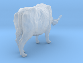 Highland Cattle 1:72 Female with the head down in Clear Ultra Fine Detail Plastic