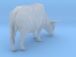 Highland Cattle 1:16 Grazing Female 2 in Clear Ultra Fine Detail Plastic