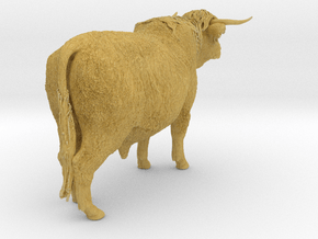 Highland Cattle 1:20 Standing Male in Tan Fine Detail Plastic