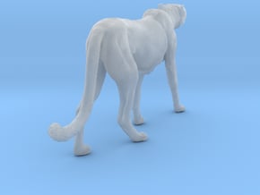 Cheetah 1:9 Walking Male 5 in Clear Ultra Fine Detail Plastic