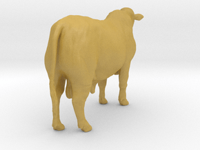 Santa Gertrudis 1:12 Standing Bull in Tan Fine Detail Plastic