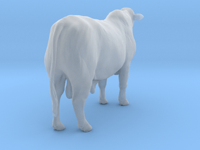 Santa Gertrudis 1:12 Standing Bull in Clear Ultra Fine Detail Plastic