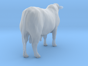 Santa Gertrudis 1:22 Standing Bull in Clear Ultra Fine Detail Plastic