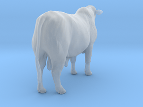 Santa Gertrudis 1:25 Standing Bull in Clear Ultra Fine Detail Plastic