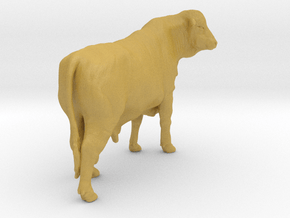 Brangus 1:9 Standing Bull 2 in Tan Fine Detail Plastic