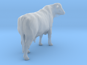 Brangus 1:22 Standing Bull 2 in Clear Ultra Fine Detail Plastic