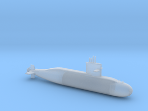 1/700 Zwaardvis / Hai Lung Class Submarine in Clear Ultra Fine Detail Plastic