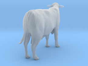 Brangus 1:12 Standing Young Bull in Clear Ultra Fine Detail Plastic