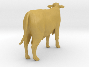 Brangus 1:9 Standing Young Bull in Tan Fine Detail Plastic
