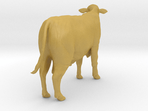 Brangus 1:20 Standing Young Bull in Tan Fine Detail Plastic