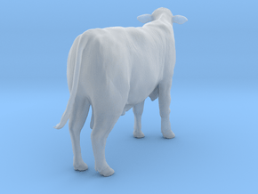 Brangus 1:20 Standing Young Bull in Clear Ultra Fine Detail Plastic