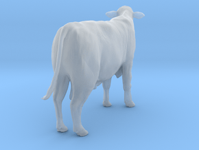 Brangus 1:22 Standing Young Bull in Clear Ultra Fine Detail Plastic