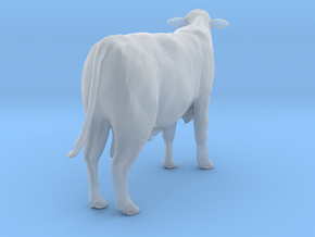 Brangus 1:25 Standing Young Bull in Clear Ultra Fine Detail Plastic