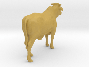 1/2 Brahman x 1/2 Brangus 1:9 Standing Heifer 1 in Tan Fine Detail Plastic