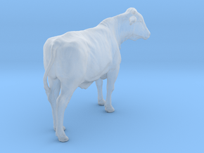 1/2 Brahman x 1/2 Brangus 1:45 Standing Heifer 2 in Clear Ultra Fine Detail Plastic