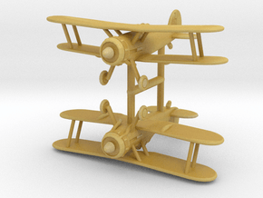 1/285 (6mm) Gloster Gladiator Mk.I (x2) in Tan Fine Detail Plastic