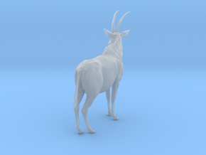 Sable Antelope 1:12 Standing Female 2 in Clear Ultra Fine Detail Plastic
