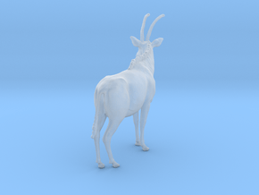 Sable Antelope 1:32 Standing Female 2 in Clear Ultra Fine Detail Plastic