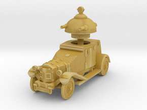 1/100 (15mm) Vickers Crossley armored car in Tan Fine Detail Plastic