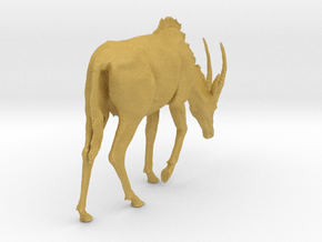 Sable Antelope 1:22 Female with head down in Tan Fine Detail Plastic