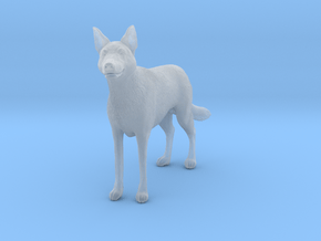 Saarloos Wolfdog 1:12 Standing Male in Clear Ultra Fine Detail Plastic